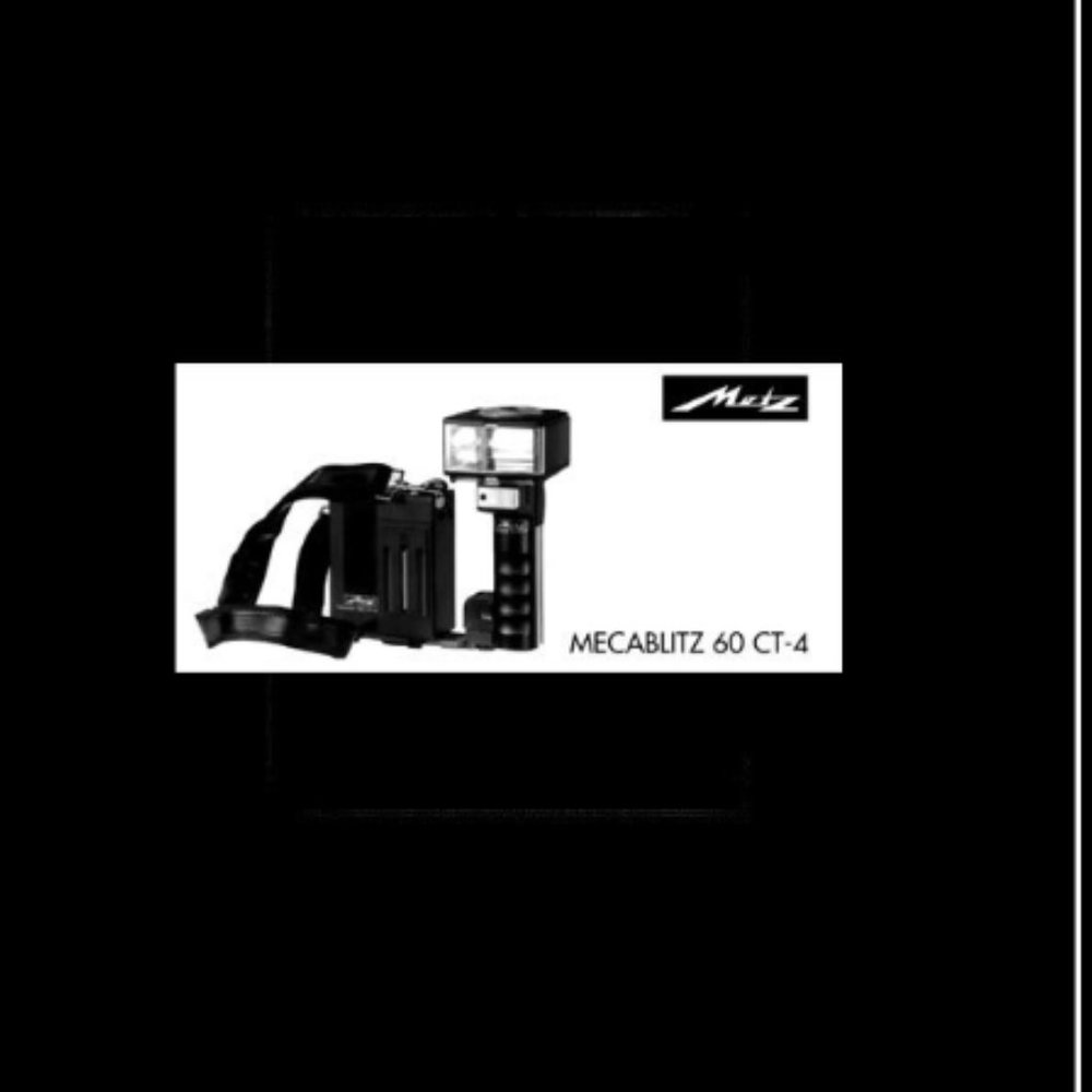New Metz Mecablitz 60ct-4 Professional Photography Strobo-flash Set & Camera Bag